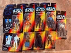 STAR WARS 1995 Power of the Force Action Figures Lot of 9 New Red Card Luke