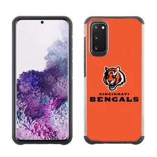 PBG NFL Cincinnati Bengals Textured Case for Samsung Galaxy S20
