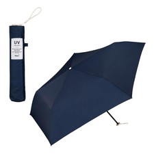 Wpc Ultra Lightweight Folding Umbrella 115g Compact UV Protection Navy