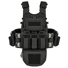 YAKEDA Tactical Outdoor Training Vest - Molle Vest With Multi-Functional Pouc...