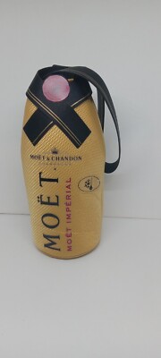 MOET & CHANDON IMPERIAL INSULATED CHAMPAGNE BOTTLE COOLER SLEEVE CARRYING BAG 