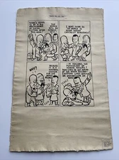 JO CAIN PAINTING DRAWING ILLUSTRATION NEW YORK TIMES NYC ORIGINAL POLITICAL RARE