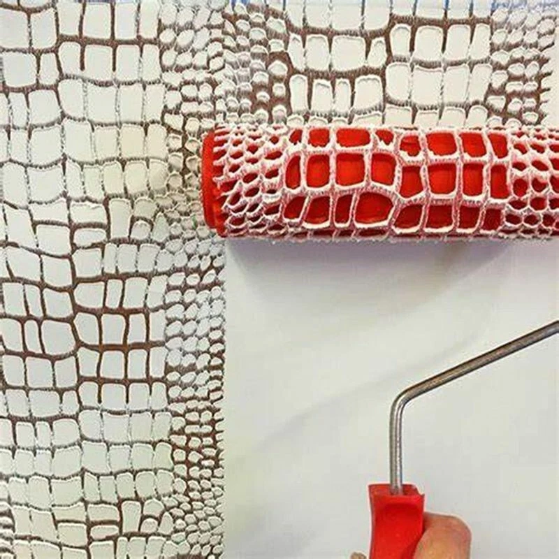 Paint Roller Decorative Pattern Embossed Texture Wall Decorating Painting  Tools