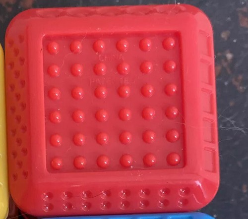 Fisher Price Peek a Blocks Replacement Square Cube Pink Pig - Picture 6 of 8