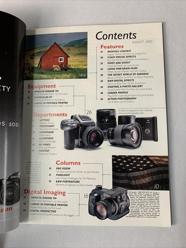 Petersen's Photographic Magazine August 2003 - Camera, Photography - Picture 3 of 3