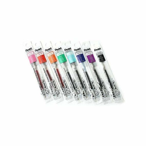Recarga de rodillo Pentel LR7 para pluma de gel EnerGel punta de metal 0,7 mm, colores surtidos - Imagen 12 de 12