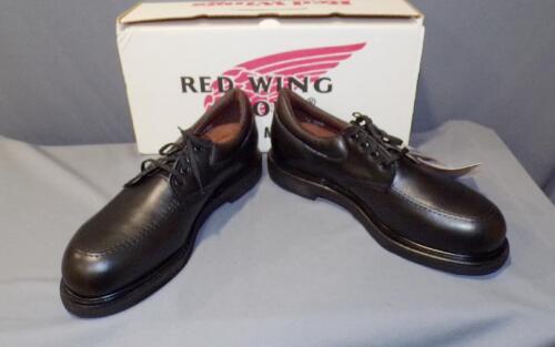 SCARPE OXFORD RED WING SAFTEY 4408 NERE MOC TOE MOLTE MISURE LARGHEZZA USA - Foto 4 di 14