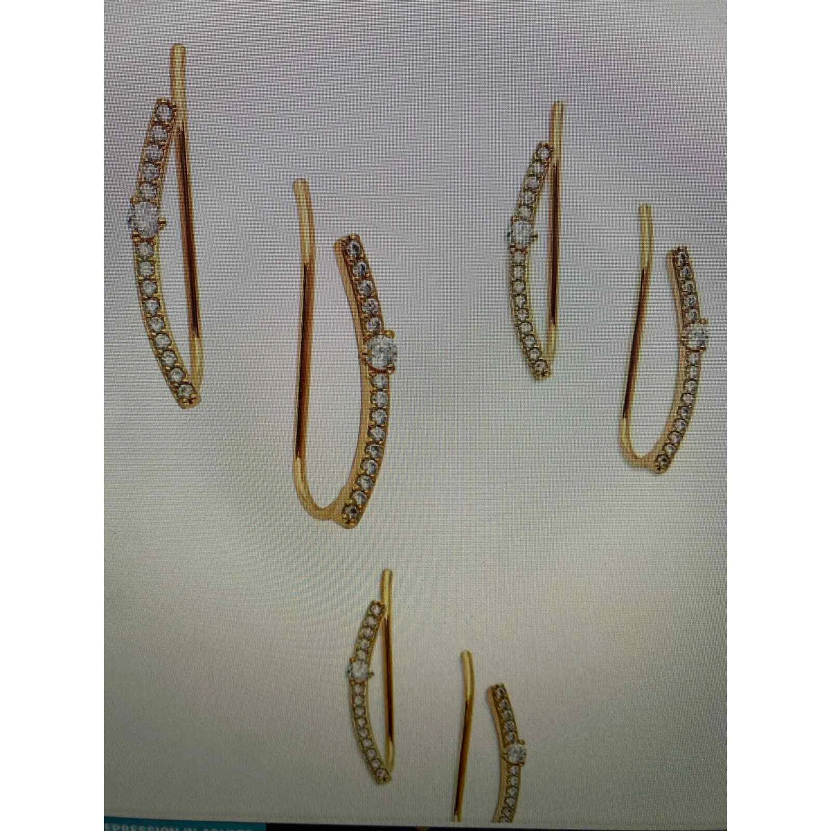 NEW Ajoa by Nadri Cubic zirconia ear climbers eBay