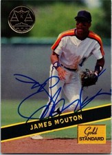 James Mouton autographed Baseball Card 1994 Signature Rookies Gold Standard #63