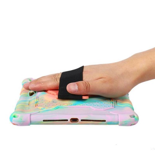 Soft Silicone Stand Handle Case Cover + Strap For iPad 5th 6th Gen Air 1 2 9.7" - 第 72/103 張圖片