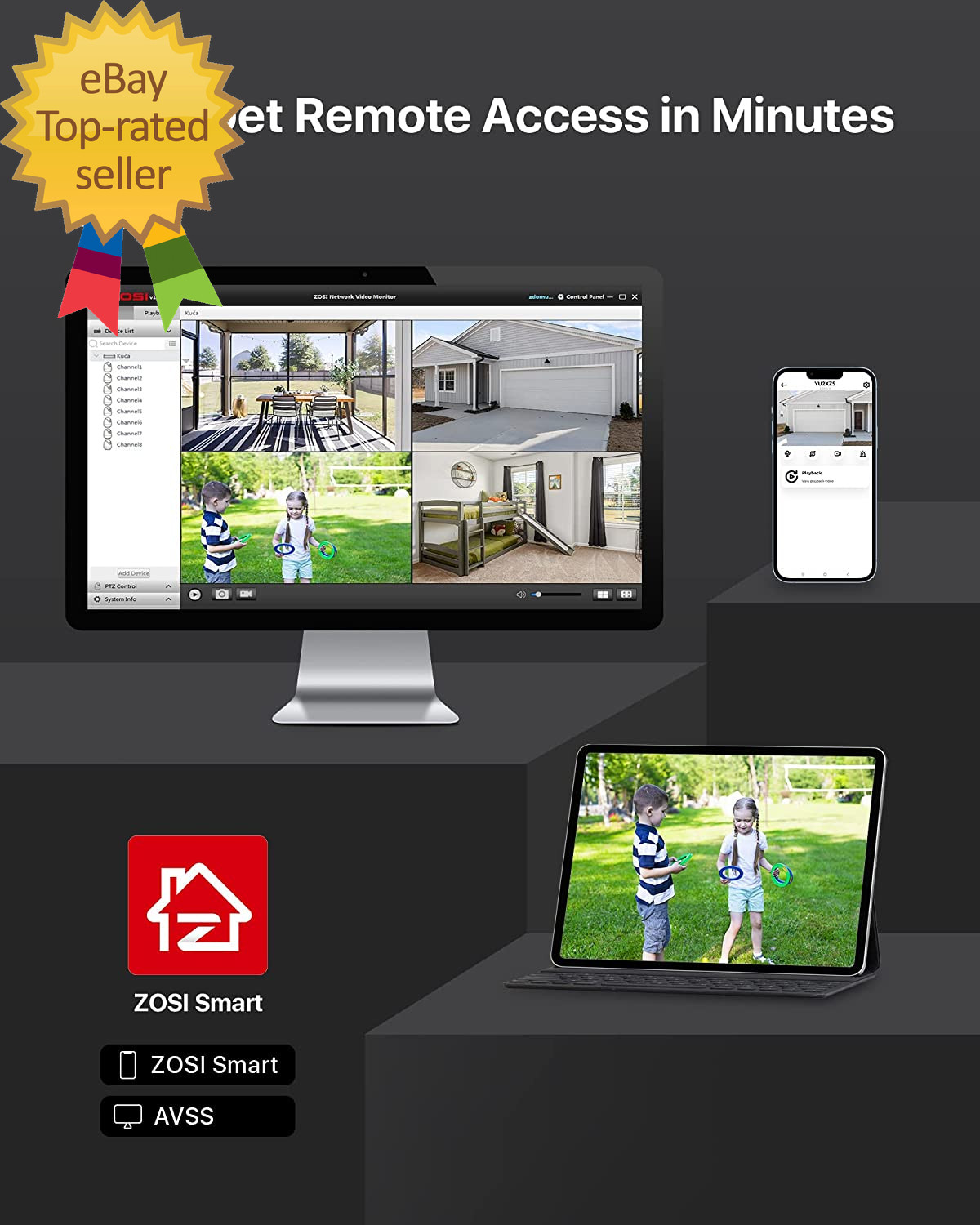 H.265+ 5MP 3K Lite CCTV DVR 8 Channel Full 1080P, AI Human Vehicle Detection, Re