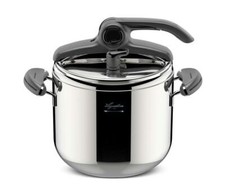 PENTOLA A PRESSIONE 7 LT. LAGOSTINA LAGOEASY´UP ACCIAIO INOX 18/10 LAGOSTINA