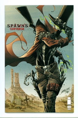 SPAWN'S UNIVERSE #1(6/21)SHE-SPAWN(GUNSLINGER-B)J.SCOTT CAMPBELL(CGC IT)9.8(RAW)