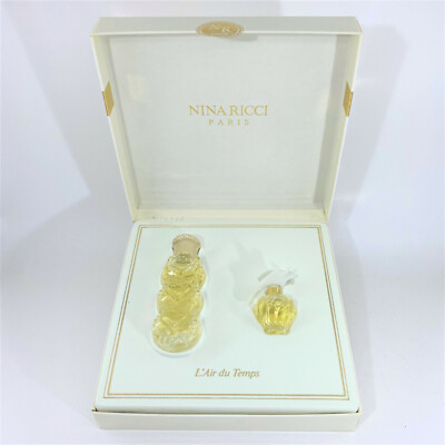 NINA RICCI SET MINIATURES COFFRET 3 COEURS L'AIR DU TEMPS EAU DE PARFUM + EDT