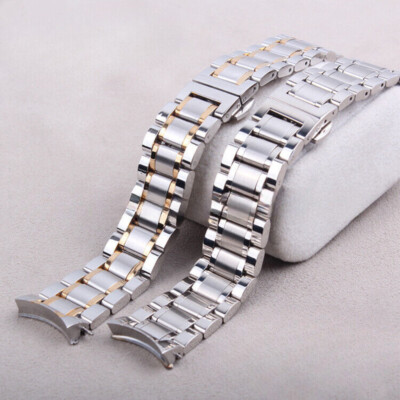 Solid Stainless Steel Watch Strap Band Metal 19/20/21mm For Longines Masterpiece