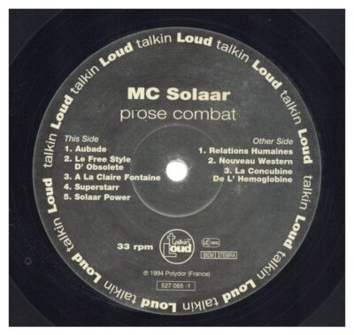MC Solaar - Prose Combat '94 2xLP UK ORG!VG+/EX- | eBay MC Solaar - Prose Combat '94 2xLP UK ORG!VG+/EX- | eBay