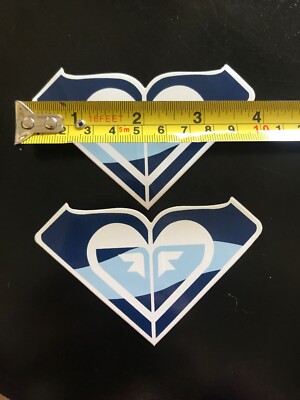 Roxy Logo Sticker Set- Blue & White Wave - Authentic -4