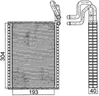 Mahle Ae 116 000S Verdampfer, Klimaanlage FüR Bmw