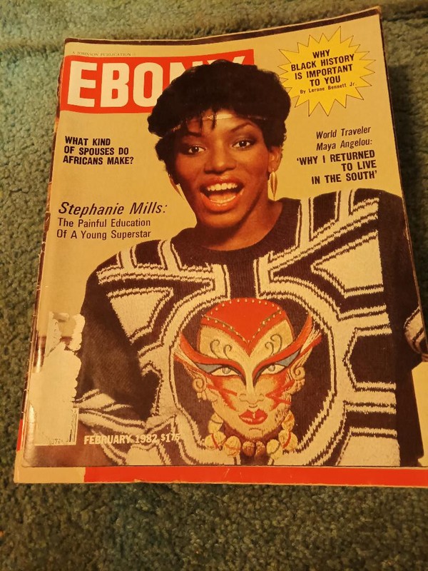 Vintage-EBONY MAGAZINE-Stephanie Mills (February 1982)