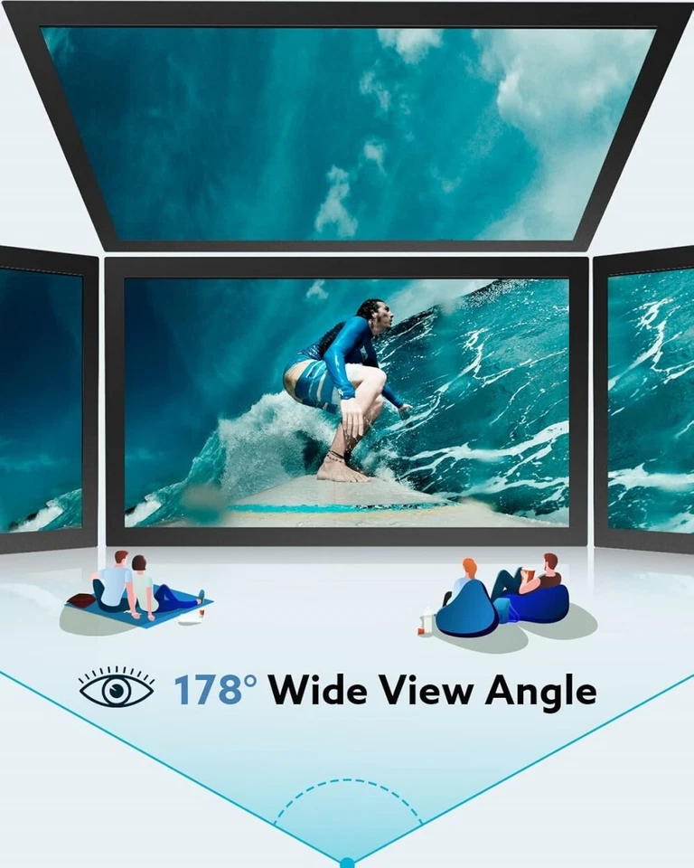 Miktver 11.6'' Small Monitor 1366x768 HDMI Display Screen Gaming PC CCTV HDMI - Image 4 of 4