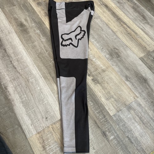 Fox Head Racing Women's Leggings Pants Yoga Black Gray Active Logo READ - Picture 17 of 19