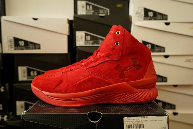 under armour curry 1 red