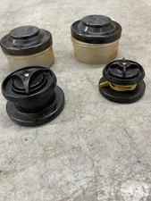 FT4 Vintage Small Mitchell Garcia Royal Bonnyl Black Spinning Spool Case Lot II