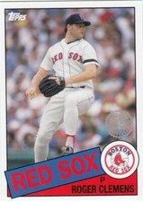 ROGER CLEMENS TOPPS MINI ON DEMAND 1985 INSERT RED SOX #18 2020 35TH ANNIVERSARY