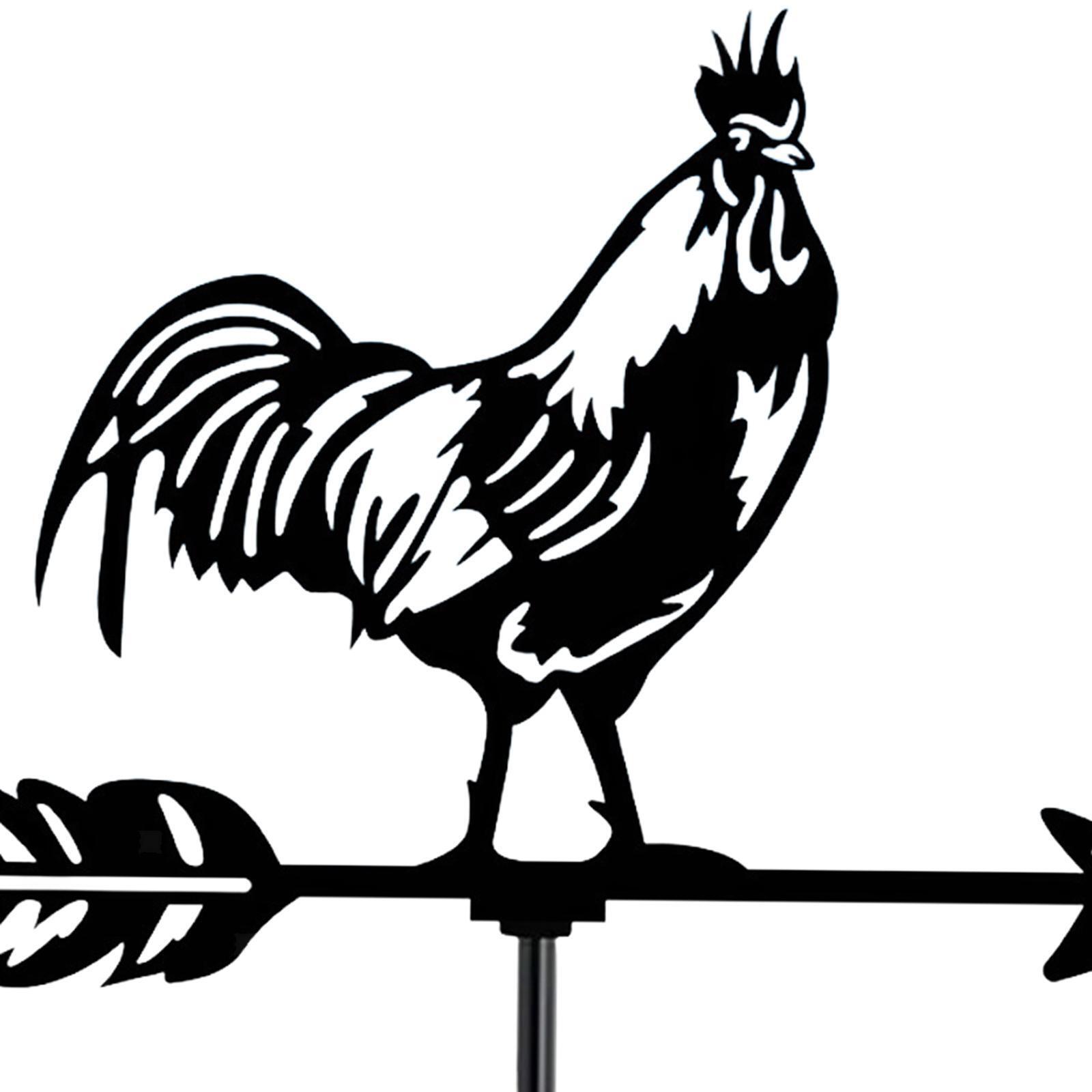 Weathervane Accessories Iron Metal Weather Vane for Cottage Outdoor