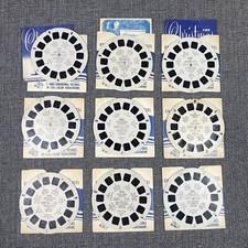 Vintage Lot View-Master Reels Little Pigs, Elephants, Cisco, Hopalong,Tarzan etc