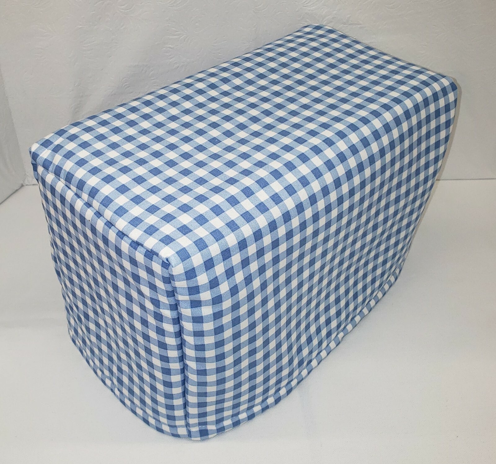 Light Blue & White Checked Gingham Toaster Cover eBay