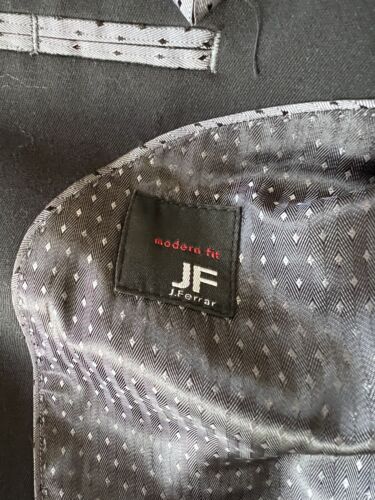 JF J. Ferrar Modern Fit Textured Suit/Jacket Men’s 38R Black Sport Coat New - Picture 3 of 8