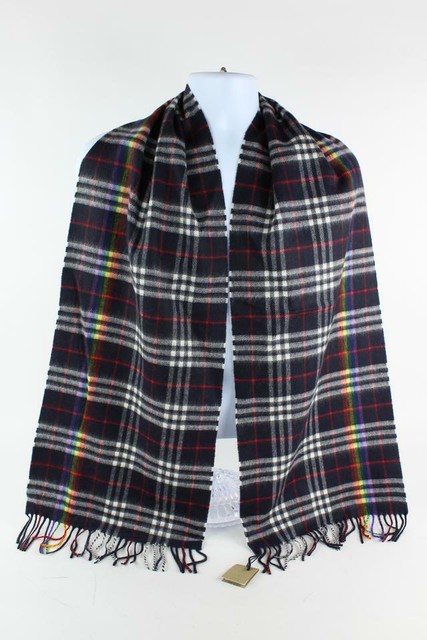 burberry vintage check cashmere scarf
