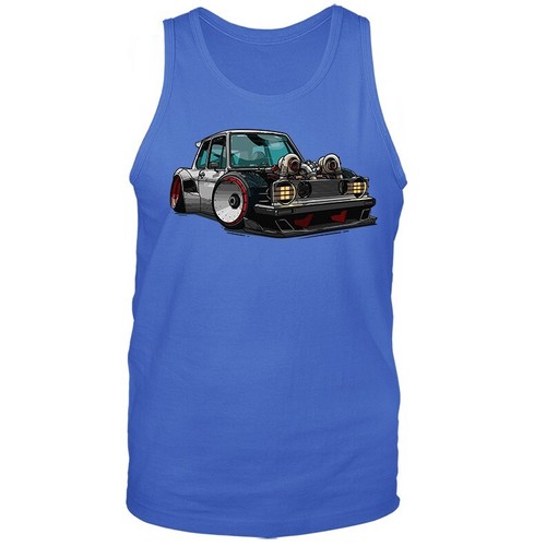 Camiseta sin mangas Little Car Transformer Motor importada afinada personalizada para auto deportivo - Imagen 7 de 8