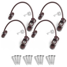 Key Locking Window Cable Restrictor Safety Lock Child UPVC Cover Steel Wire Lock