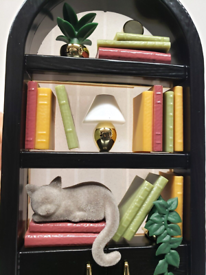 NEW Wow! Bath and Body Works CAT & PLANTS BOOKCASE