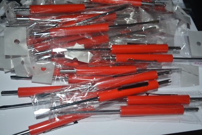 MINI FLAT SCREWDRIVER WITH TIRE HVAC VALVE CORE REMOVER TOP POCKET CLIP 100 PCS