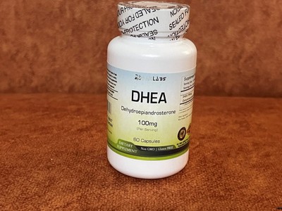 DHEA 100mg 60 Capsules | Hormone Support | Non-GMO, Gluten-Free, Soy-Free