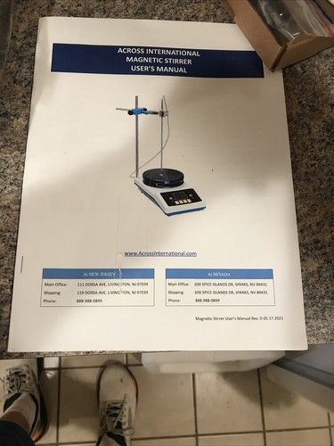 Across International HP9 Stirrer Heater Brand New - Picture 6 of 7