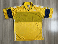 ADIDAS TRAINING SHIRT GYM VINTAGE 1990s Jersey SIze L YELLOW