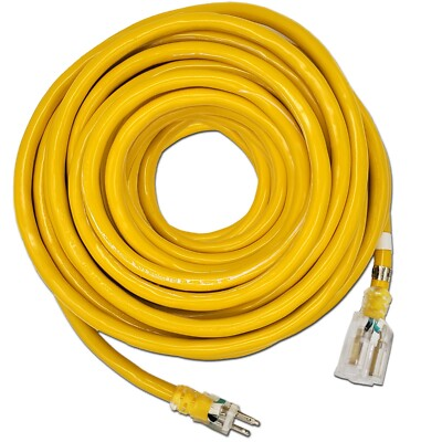 #ad #ad 10 Gauge Heavy Duty 10#x27; 25#x27; amp; 50#x27; Lighted Extension Cord SJTW Outdoor $70.97