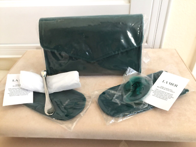 La Mer 3pcs Face Massage Tool Massager Cooling Eye Patch Cosmetic