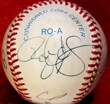 1988-89 Boston Red Sox Team Signed OAL ROGER CLEMENS Mike Greenwell vtg 1980s