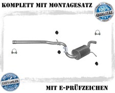 Mittelschallsämpfer VW Golf Variant 5 V / Jetta III 2.0 TDI Auspuff Montagesatz