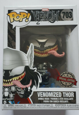 Venomized Thor Marvel Venom Funko Pop Nr 703 Bobble-Head NEU und OVP