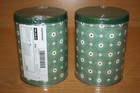2 x 3 Ikea Vinterfint Metal Storage Tins - Green Colour - Cylindrical - New