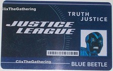 WFID-008 BLUE BEETLE World's Finest DC HeroClix ID CARD