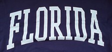 Pieces Women Short Oversized Dresses Tshirt Florida Blue Size XS-S