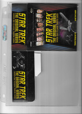 Star Trek TOS Heroes & Villains empty box in Ultra Pro Comic Sto protector page