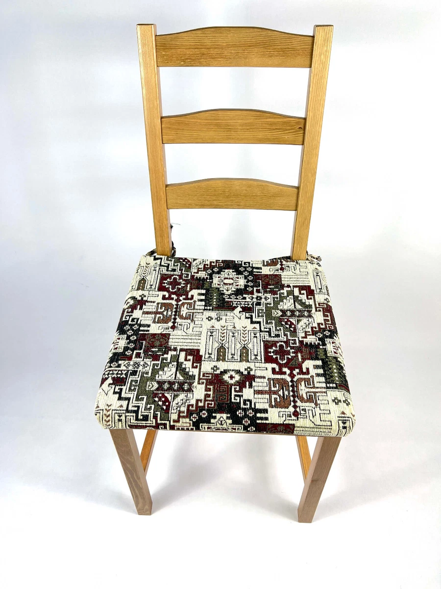 Kilim Fabric Chair Seat Pad Cover Cushion Traditional Design Handmade Slipcover